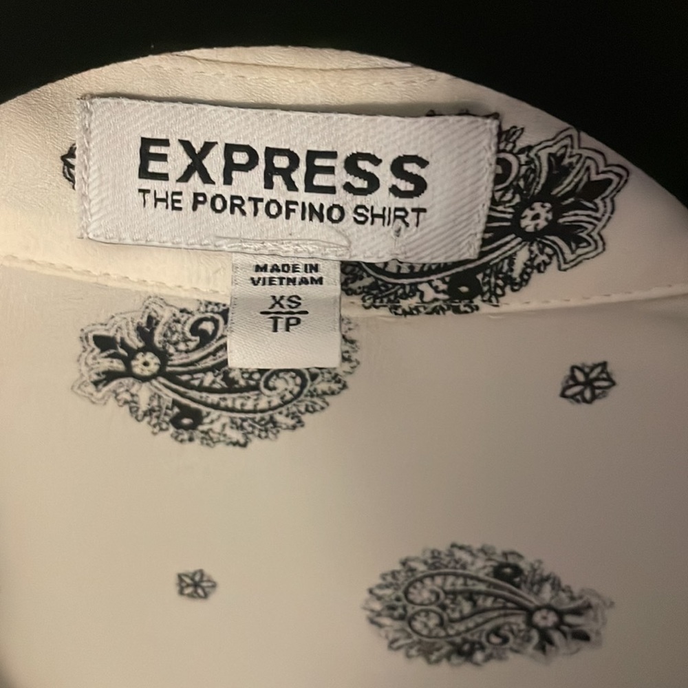 Express The Portofino Shirt Size XS - Picture 3 of 8